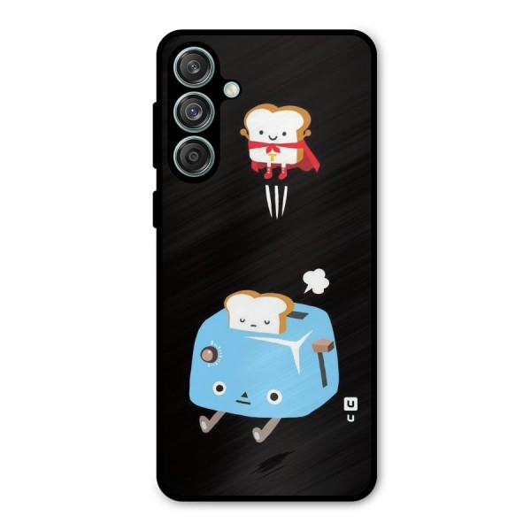 Bread Toast Metal Back Case for Galaxy M55 5G