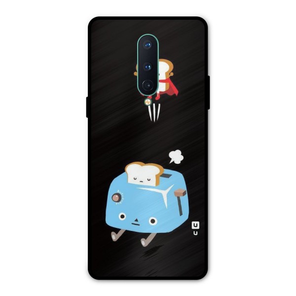 Bread Toast Metal Back Case for OnePlus 8