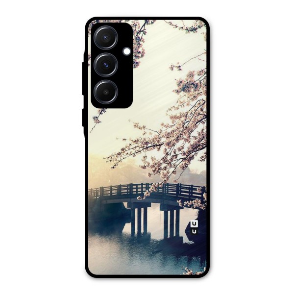 Bridge Blossom Metal Back Case for Galaxy A55