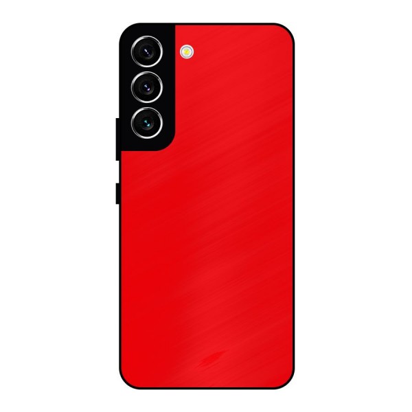 Bright Red Metal Back Case for Galaxy S22 5G