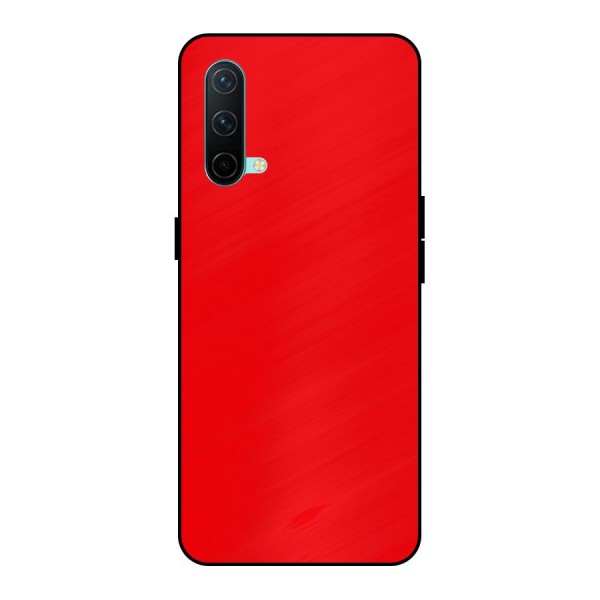Bright Red Metal Back Case for OnePlus Nord CE 5G