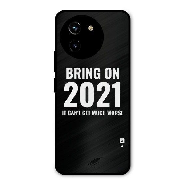 Bring On 2021 Metal Back Case for Vivo Y200i