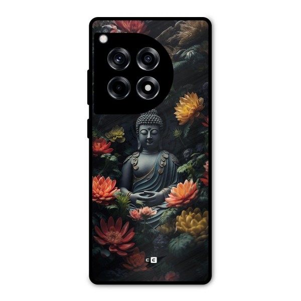 Buddha With Flower Metal Back Case for OnePlus 12R