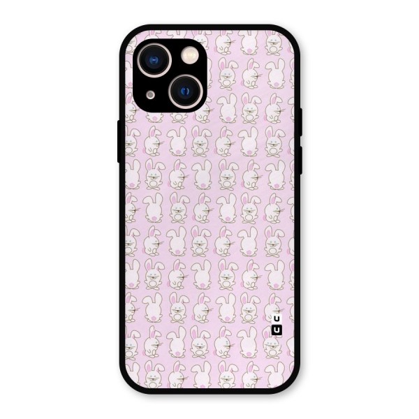 Bunny Cute Metal Back Case for iPhone 13