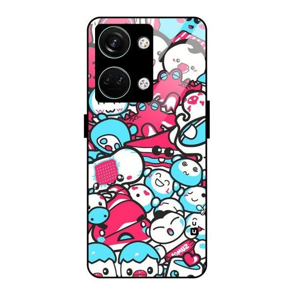 Bunny Quirk Glass Back Case for Oneplus Nord 3