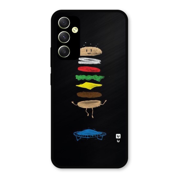 Burger Jump Metal Back Case for Galaxy A34