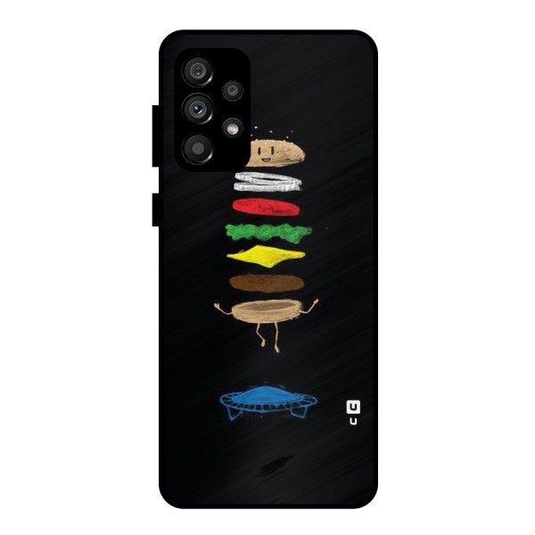 Burger Jump Metal Back Case for Galaxy A73 5G