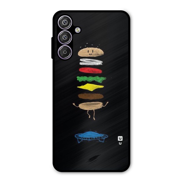 Burger Jump Metal Back Case for Galaxy M15
