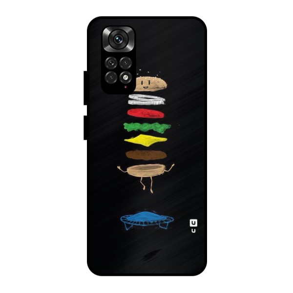 Burger Jump Metal Back Case for Redmi Note 11 Pro