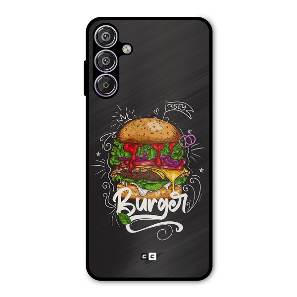 Burger Lover Metal Back Case for Galaxy F15