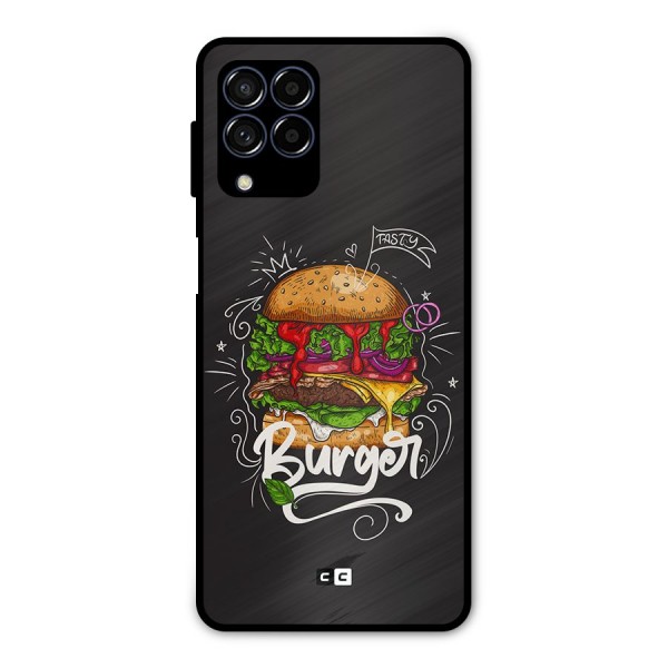 Burger Lover Metal Back Case for Galaxy M53 5G