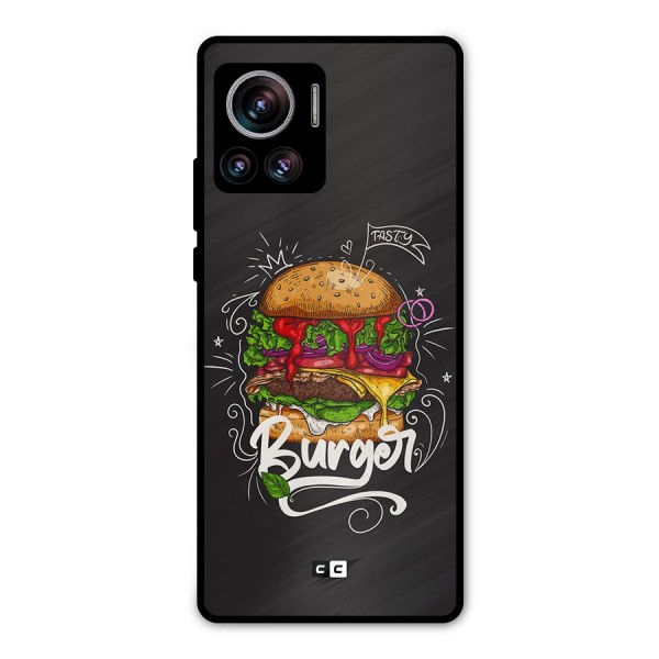 Burger Lover Metal Back Case for Motorola Edge 30 Ultra