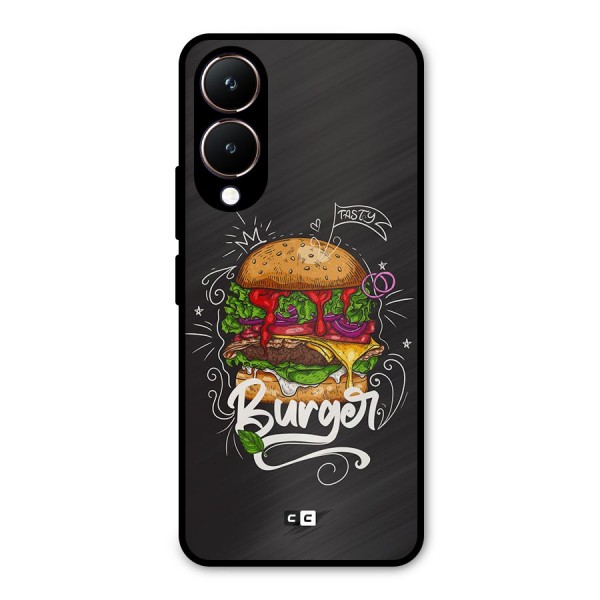 Burger Lover Metal Back Case for Vivo Y28