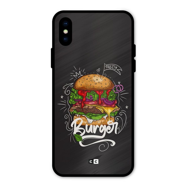 Burger Lover Metal Back Case for iPhone X