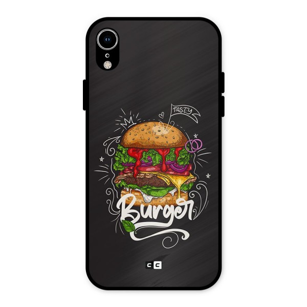 Burger Lover Metal Back Case for iPhone XR