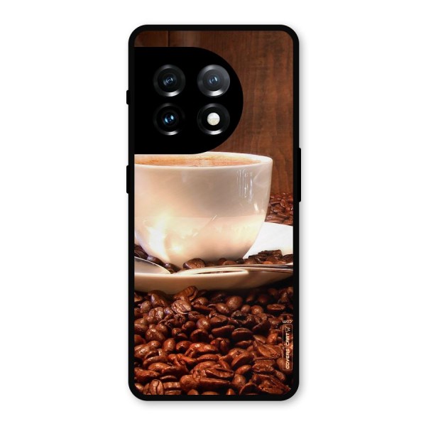 Caffeine Beans Metal Back Case for OnePlus 11