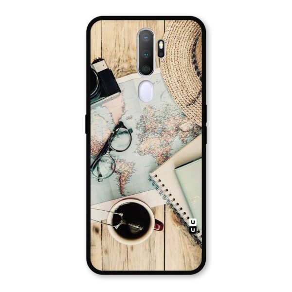 Camera Notebook Metal Back Case for Oppo A9 (2020)