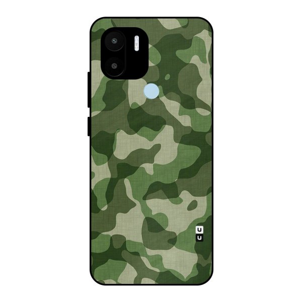 Camouflage Pattern Art Metal Back Case for Redmi A1+