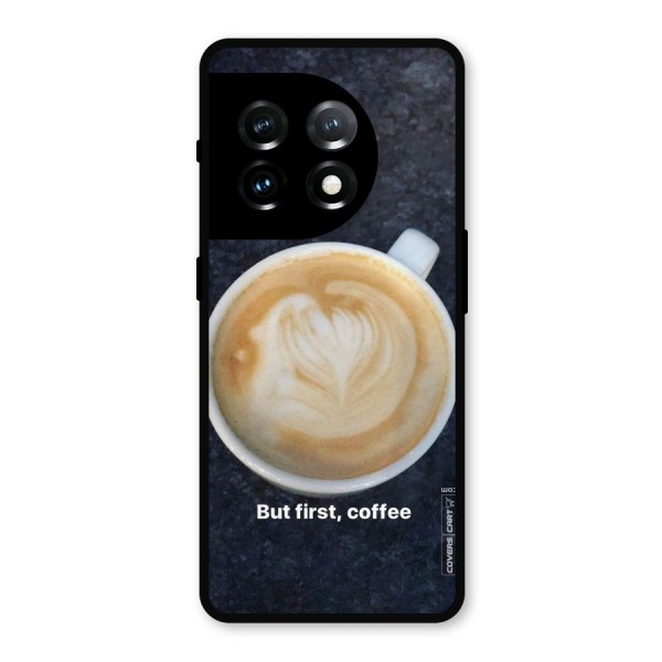 Cappuccino Coffee Metal Back Case for OnePlus 11