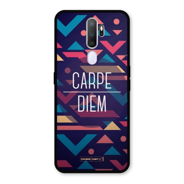 Carpe Diem Metal Back Case for Oppo A9 (2020)
