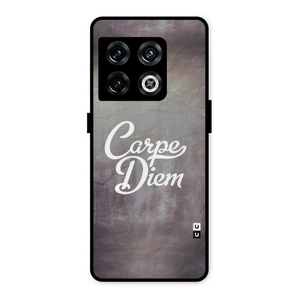 Carpe Diem Rugged Metal Back Case for OnePlus 10 Pro 5G
