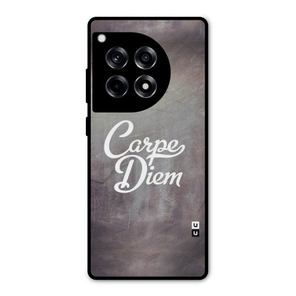 Carpe Diem Rugged Metal Back Case for OnePlus 12R