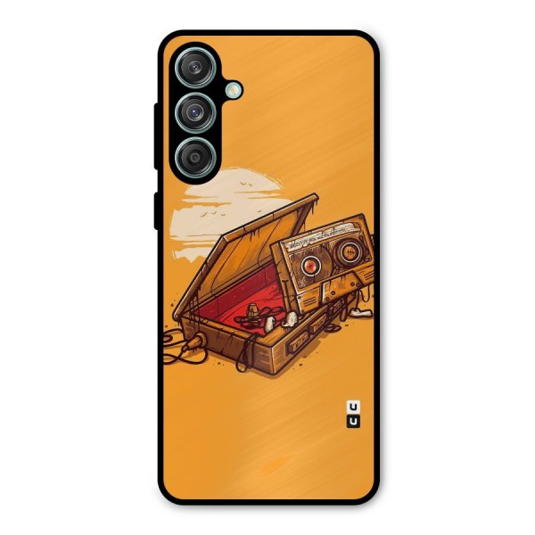 Casette Box Metal Back Case for Galaxy M55 5G