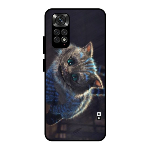 Cat Smile Metal Back Case for Redmi Note 11 Pro