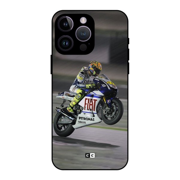 Champion Biker Metal Back Case for iPhone 14 Pro Max