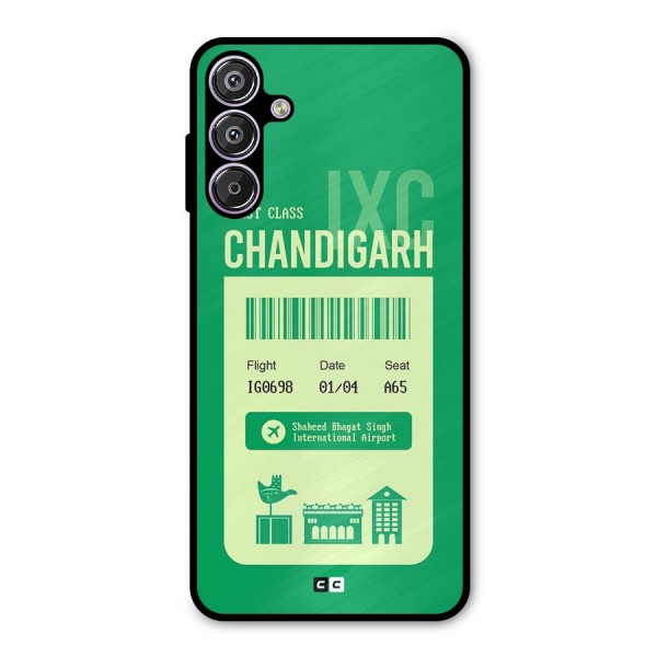 Chandigarh Boarding Pass Metal Back Case for Galaxy F15