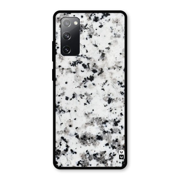 Charcoal Spots Marble Metal Back Case for Galaxy S20 FE