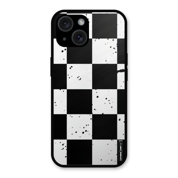 Check Mate Metal Back Case for iPhone 15