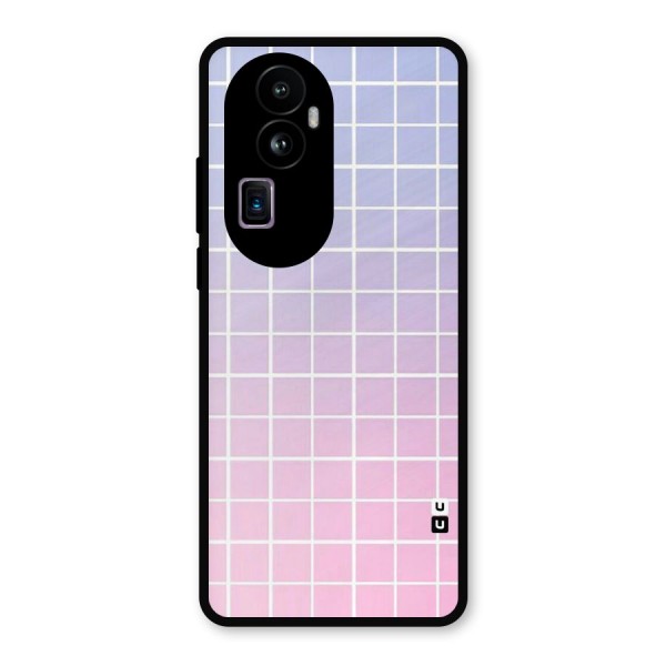 Check Shades Metal Back Case for Oppo Reno10 Pro Plus