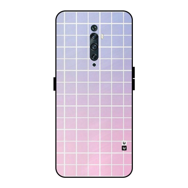 Check Shades Metal Back Case for Oppo Reno2 F