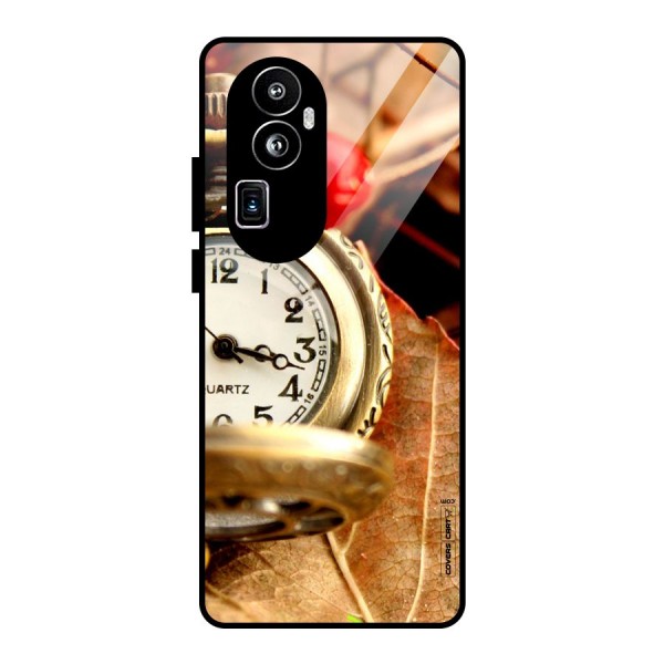 Cherry And Clock Glass Back Case for Oppo Reno10 Pro Plus