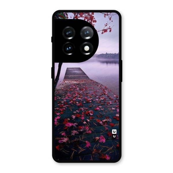 Cherry Blossom Dock Metal Back Case for OnePlus 11