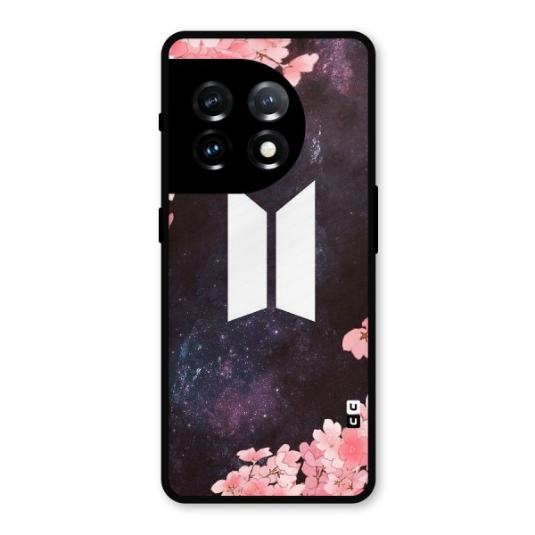 Cherry Blossom Pause Design Metal Back Case for OnePlus 11