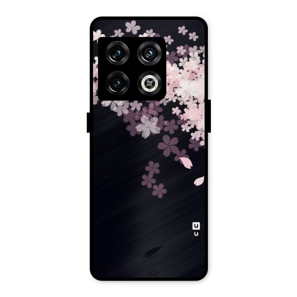 Cherry Flowers Pink Metal Back Case for OnePlus 10 Pro 5G