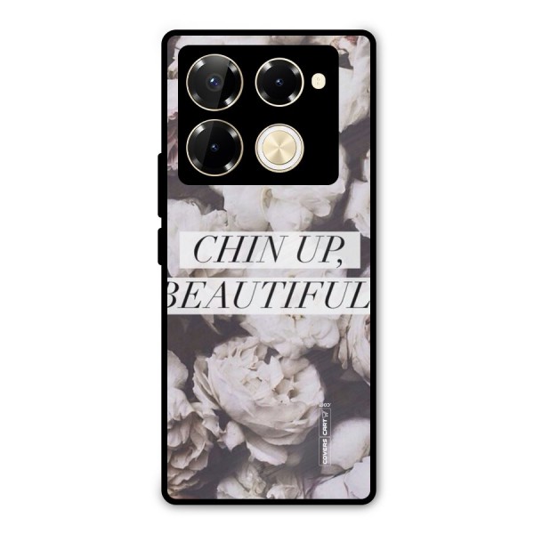 Chin Up Beautiful Metal Back Case for Infinix Note 40 Pro