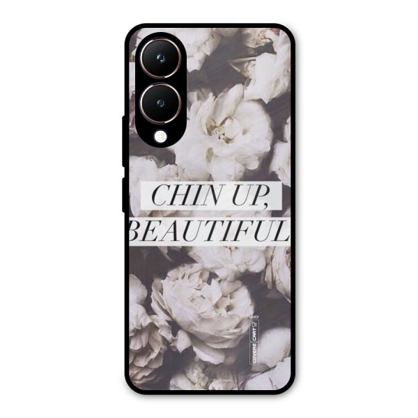 Chin Up Beautiful Metal Back Case for Vivo Y28