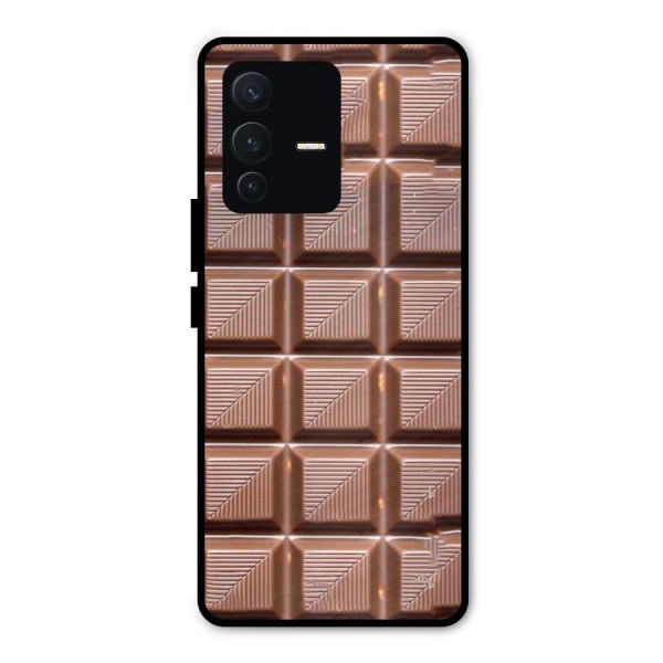 Chocolate Tiles Metal Back Case for Vivo V23 Pro