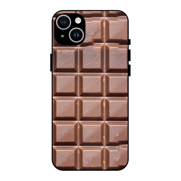 Chocolate Tiles Metal Back Case for iPhone 14 Plus