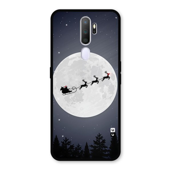 Christmas Nightsky Metal Back Case for Oppo A9 (2020)