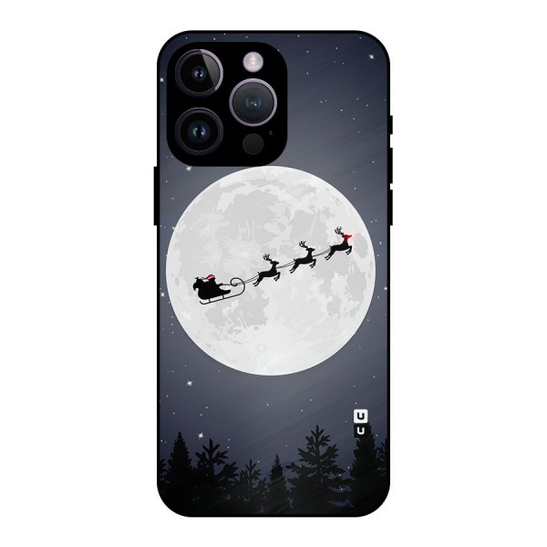 Christmas Nightsky Metal Back Case for iPhone 14 Pro Max