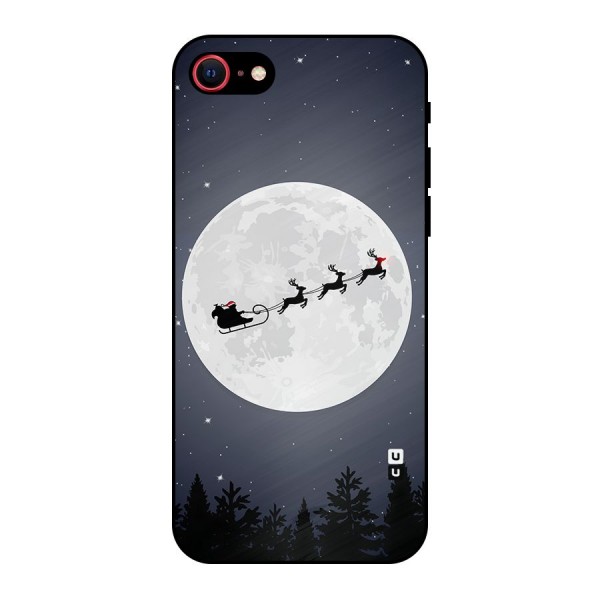 Christmas Nightsky Metal Back Case for iPhone 8
