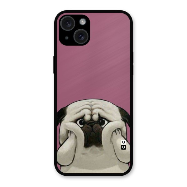 Chubby Doggo Metal Back Case for iPhone 15 Plus