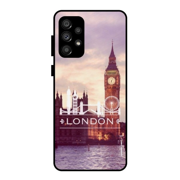 City Tower Metal Back Case for Galaxy A73 5G