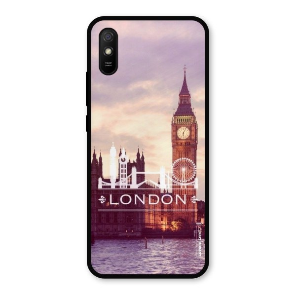 City Tower Metal Back Case for Redmi 9i