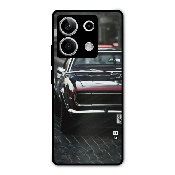 Class Vintage Car Metal Back Case for Redmi Note 13 5G