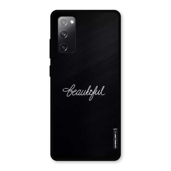 Classic Beautiful Metal Back Case for Galaxy S20 FE